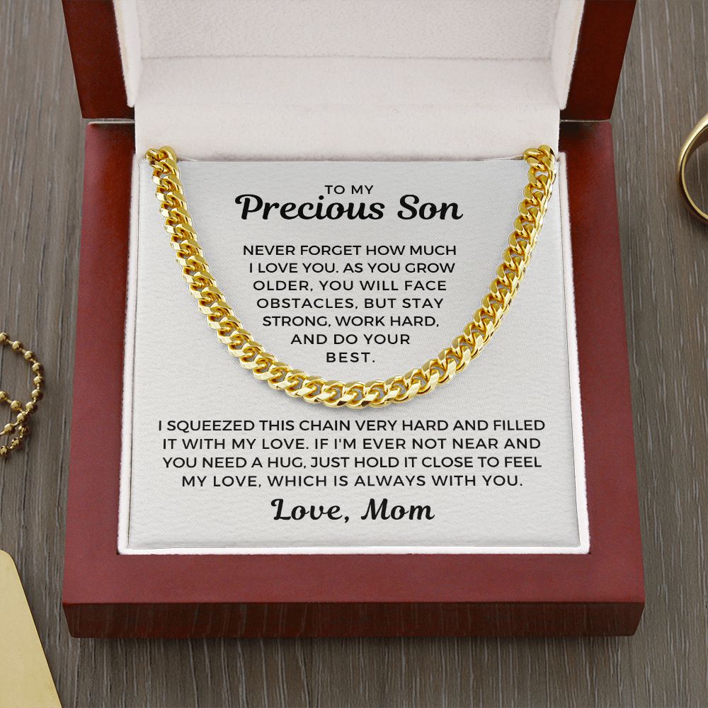 Gift for Adult Son From Mom | Best Things Cuban Link Chain 0598T19