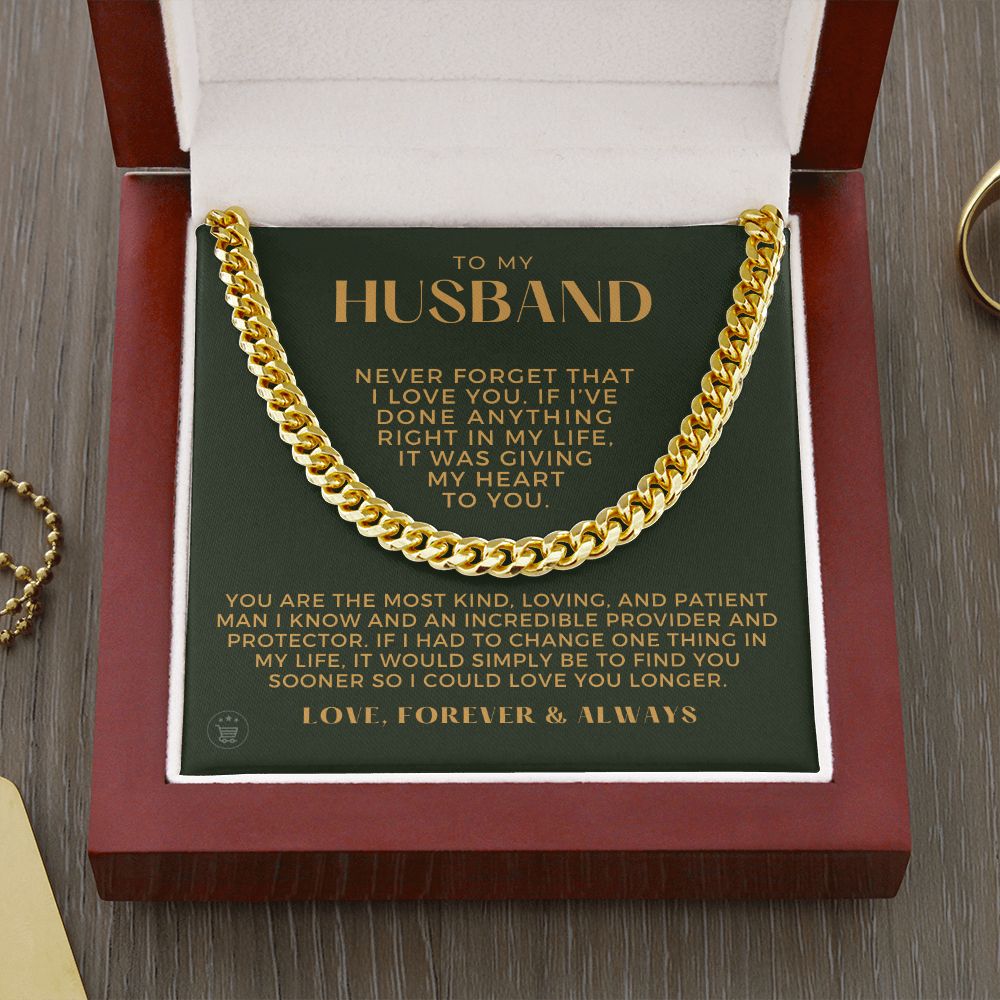 Gift For Husband | One Thing Cuban Link Chain 0711T4