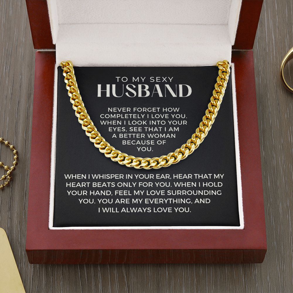 Gift For Husband | When I Cuban Link Chain 0700T4