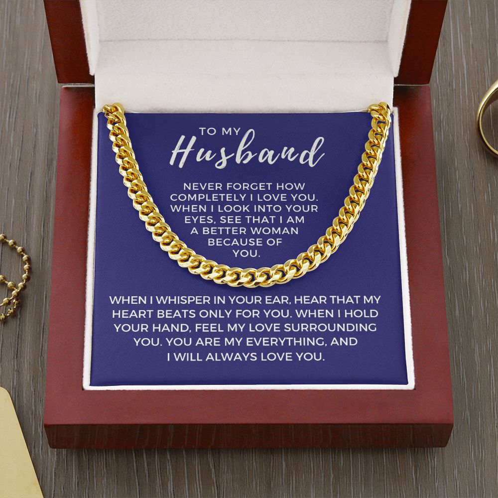 Gift For Husband | When I Cuban Link Chain 0700T5