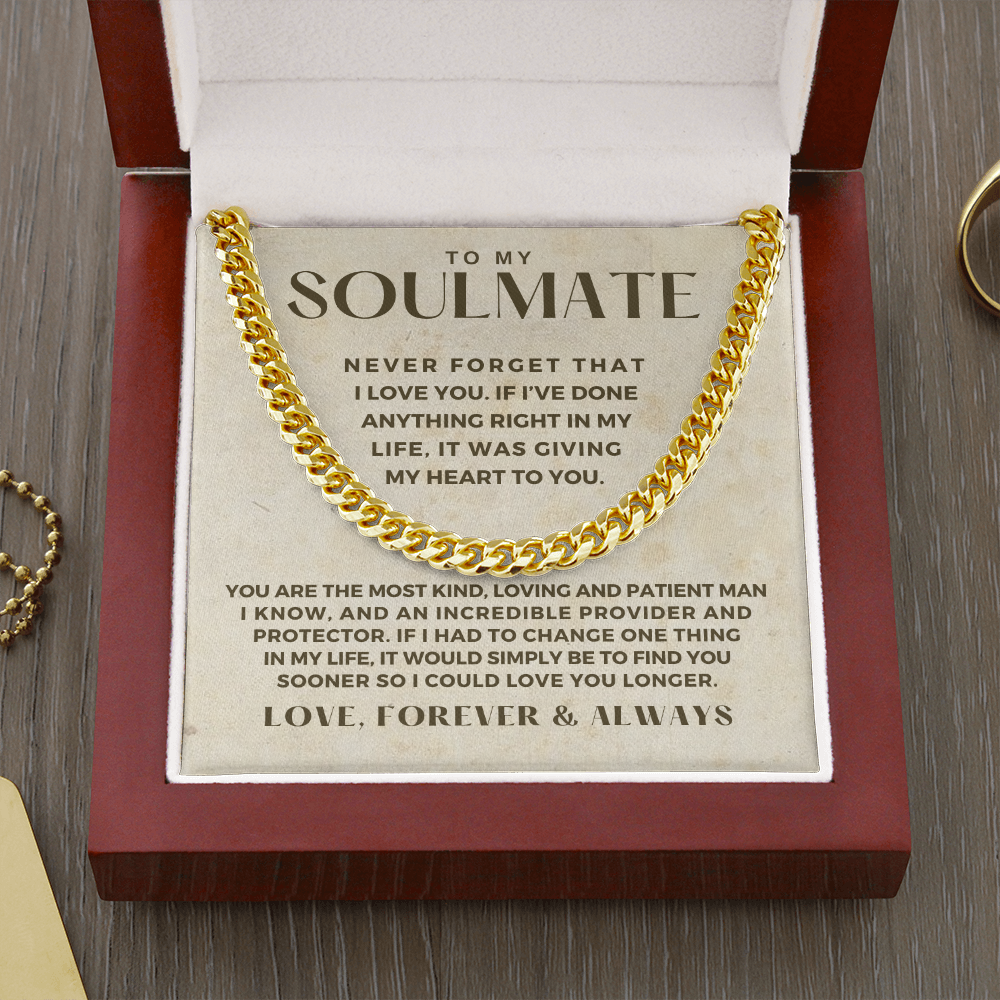 Soulmate Gift | One Thing Cuban Link Chain 0575T6