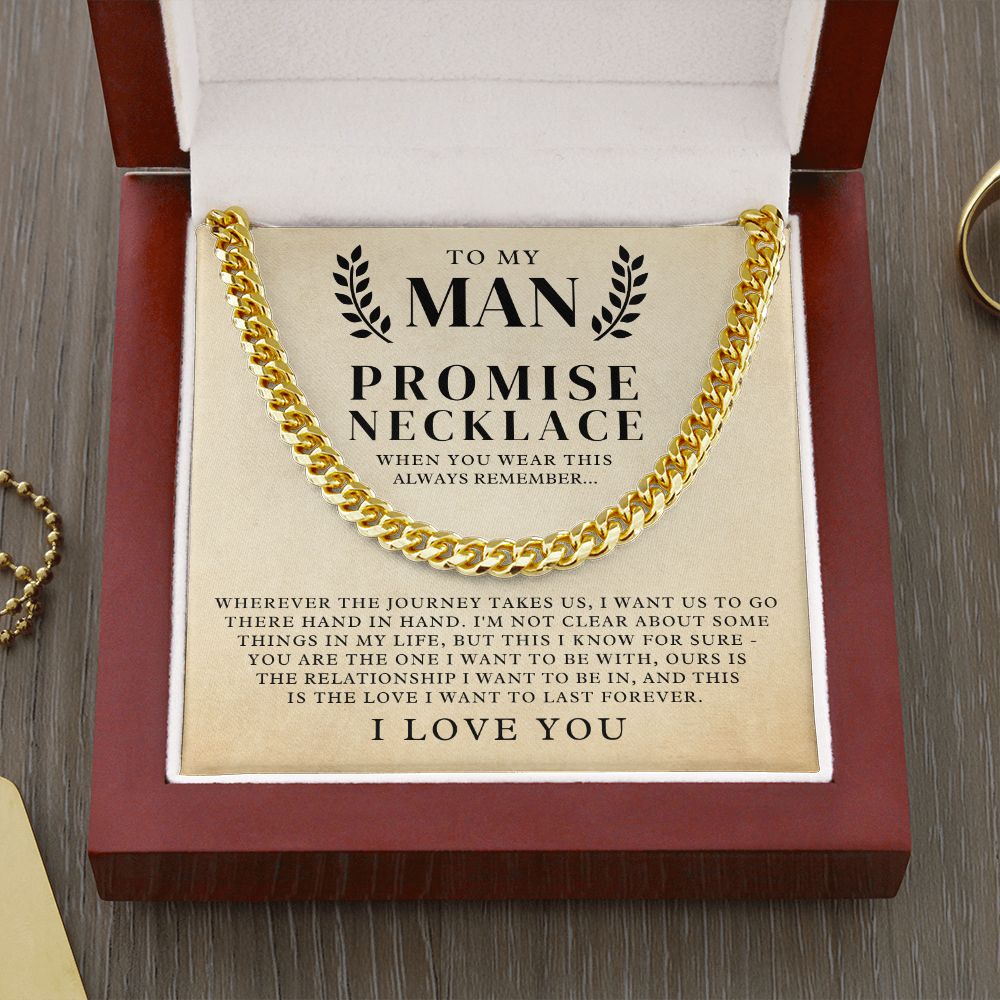 Soulmate Gift | Promise Cuban Link Chain 0773T7C