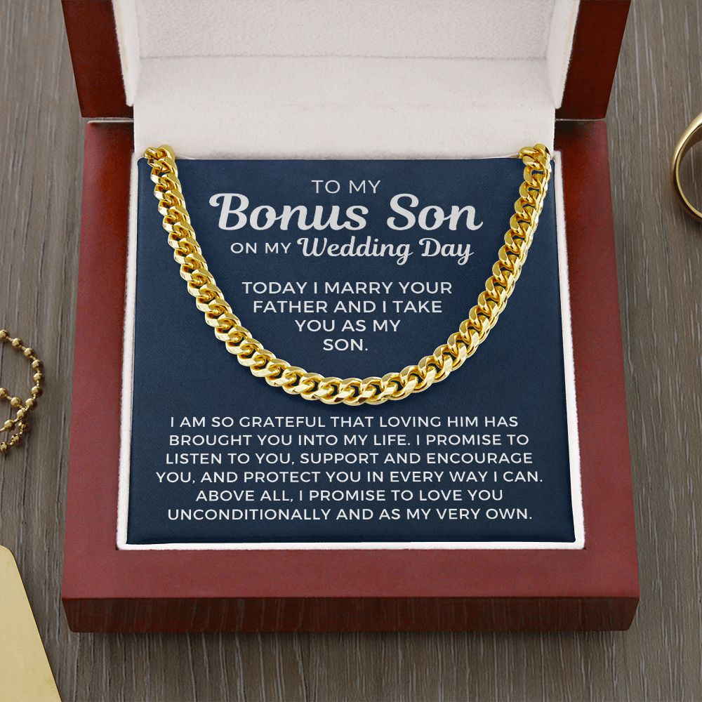 Bonus Son Wedding Gift | Promise Cuban Link Chain 0786T11C