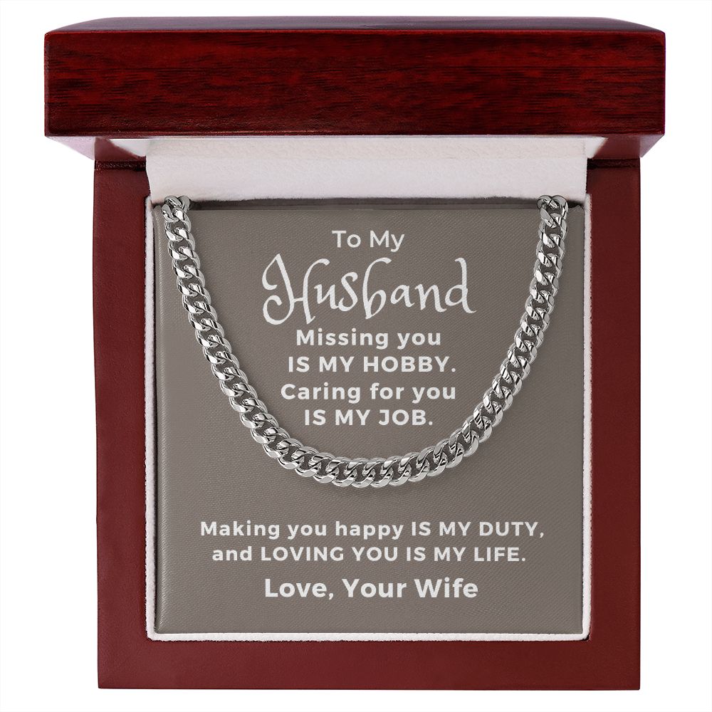 Gift For Husband | My Everything Cuban Link Chain 0767T4C