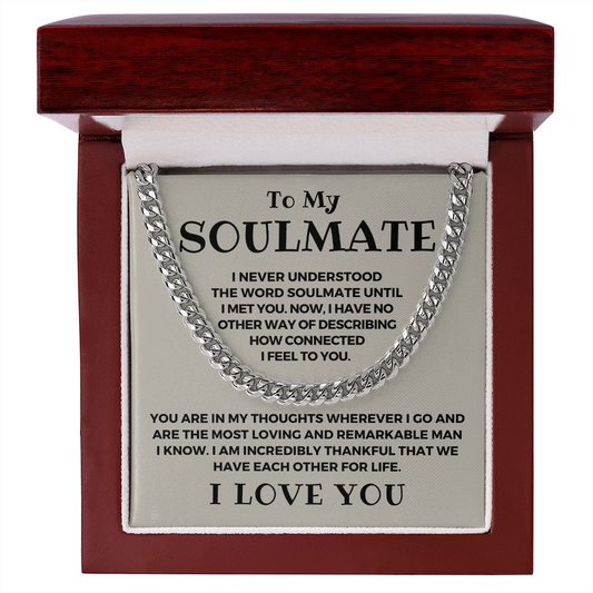 Soulmate Gift | Companion Cuban Link Chain 0574T5