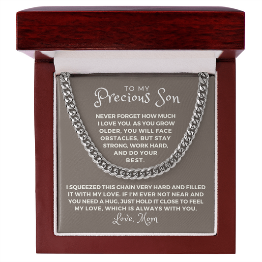 Gift for Adult Son From Mom | Best Things Cuban Link Chain 0598T7