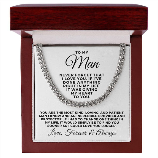 Gift For Husband | One Thing Cuban Link Chain 0712T2