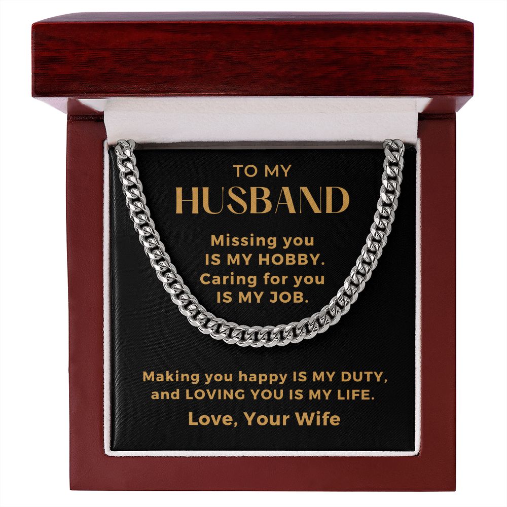 Gift For Husband | My Everything Cuban Link Chain 0767T6C