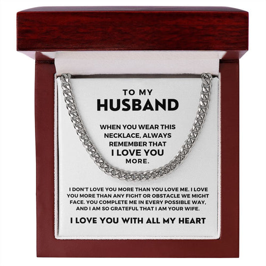 Gift For Husband | More Than Cuban Link Chain 0691T2