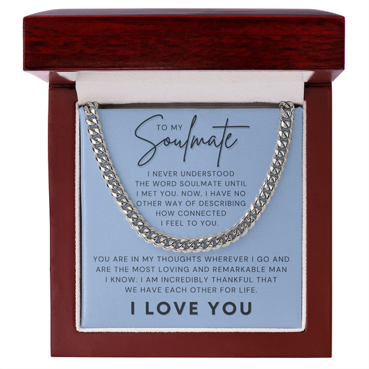 Soulmate Gift | Companion Cuban Link Chain 0574T4