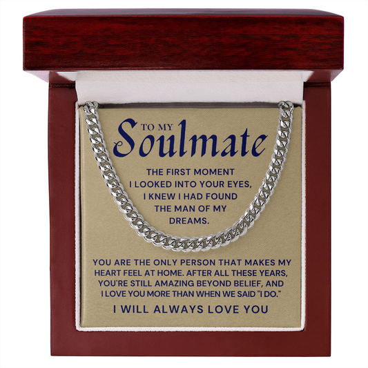 Soulmate Gift | My Dreams Cuban Link Chain 0566T6