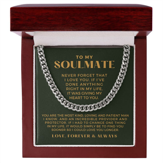 Soulmate Gift | One Thing Cuban Link Chain 0575T18