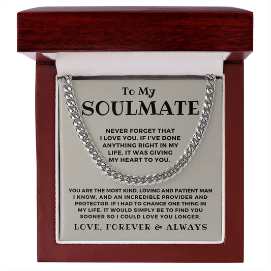 Soulmate Gift | One Thing Cuban Link Chain 0575T5