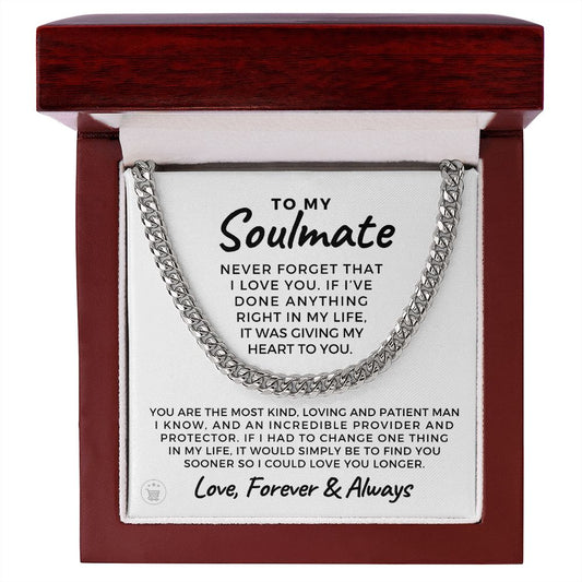 Soulmate Gift | One Thing Cuban Link Chain 0575T16