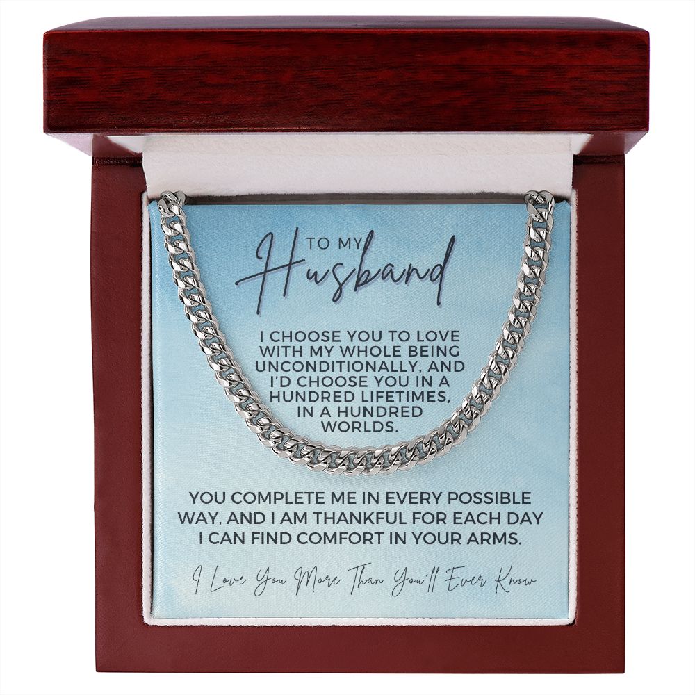 Gift For Husband | I Choose Cuban Link Chain 0695T10