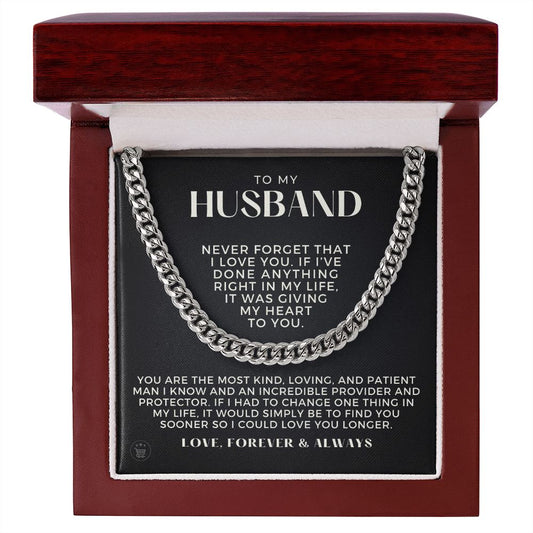 Gift For Husband | One Thing Cuban Link Chain 0711T7