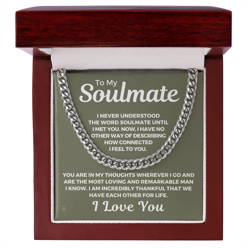 Soulmate Gift | Companion Cuban Link Chain 0574T7