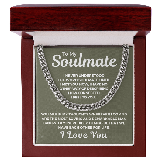 Soulmate Gift | Companion Cuban Link Chain 0574T7