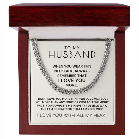 Gift For Husband | More Than Cuban Link Chain 0691T3