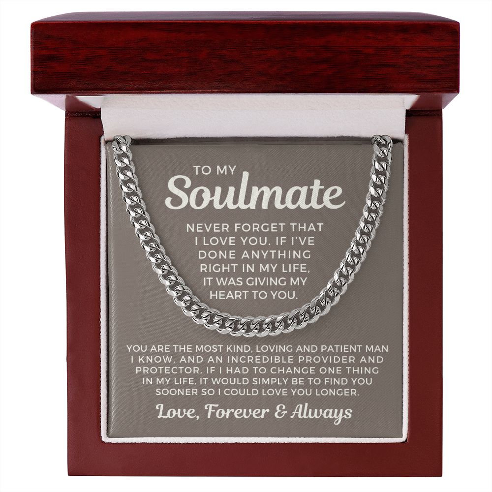 Soulmate Gift | One Thing Cuban Link Chain 0575T11