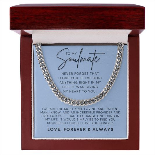 Soulmate Gift | One Thing Cuban Link Chain 0575T4