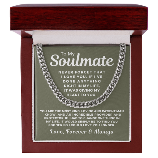 Soulmate Gift | One Thing Cuban Link Chain 0575T7