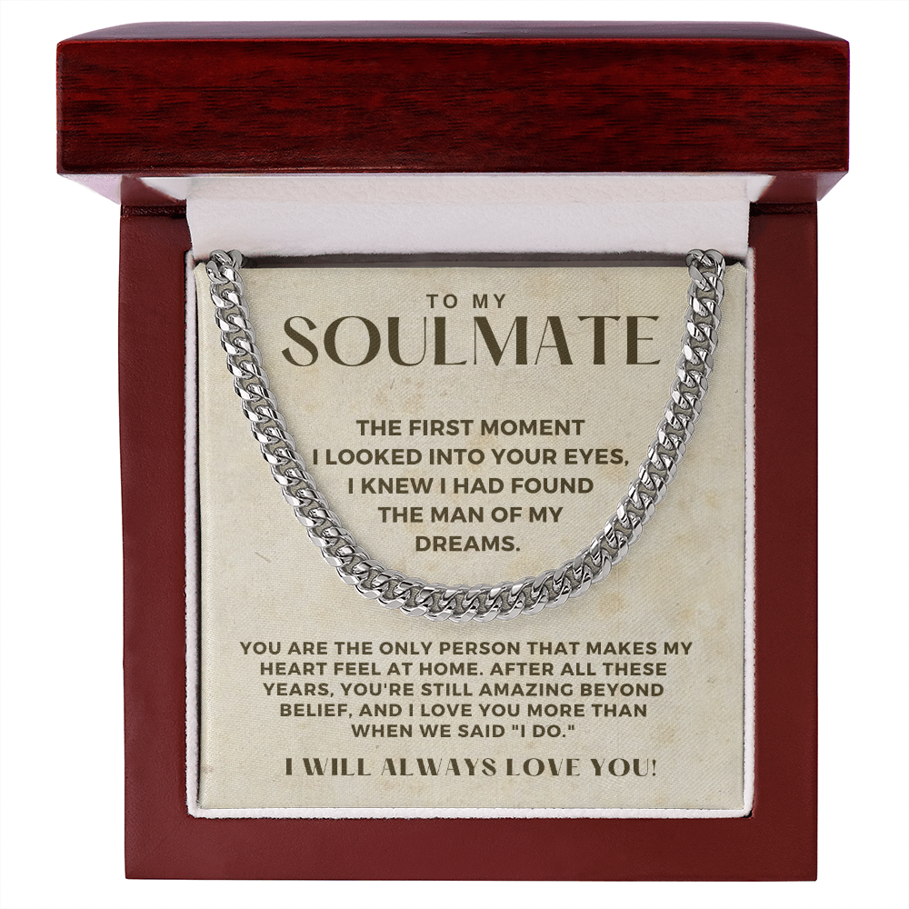 Soulmate Gift | My Dreams Cuban Link Chain 0566T8