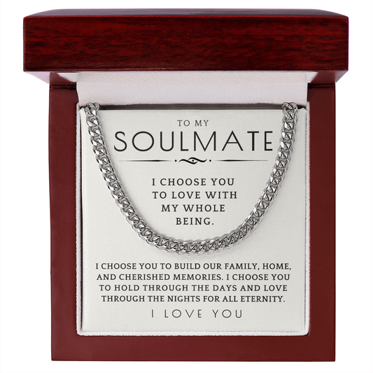 Soulmate Gift | I Choose Cuban Link Chain 0572T4