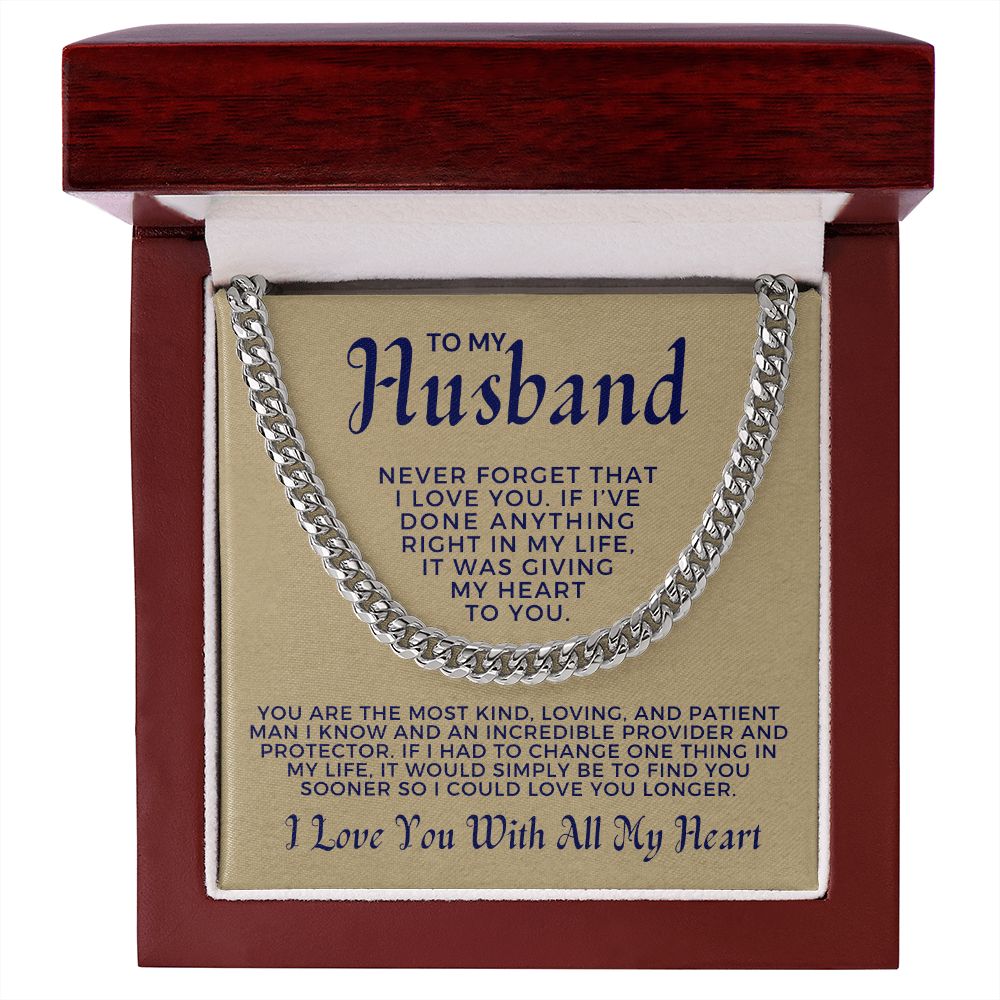 Gift For Husband| One Thing Cuban Link Chain 0693T9