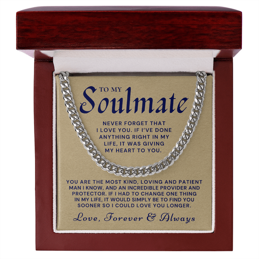 Soulmate Gift | One Thing Cuban Link Chain 0575T3