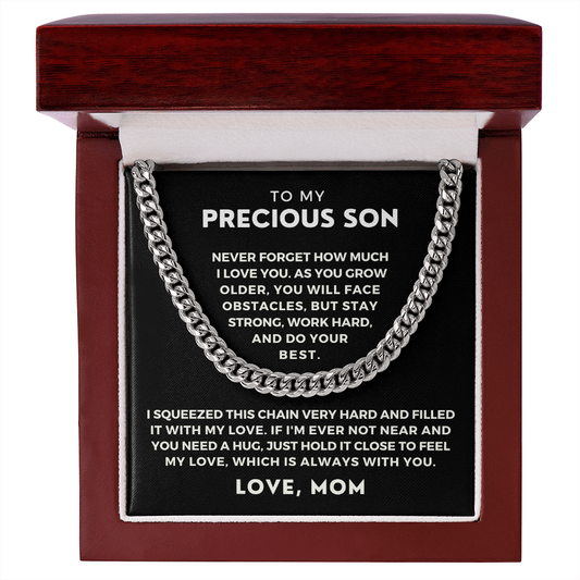 Gift for Adult Son From Mom | Best Things Cuban Link Chain 0598T5