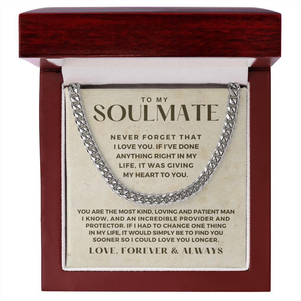 Soulmate Gift | One Thing Cuban Link Chain 0575T6