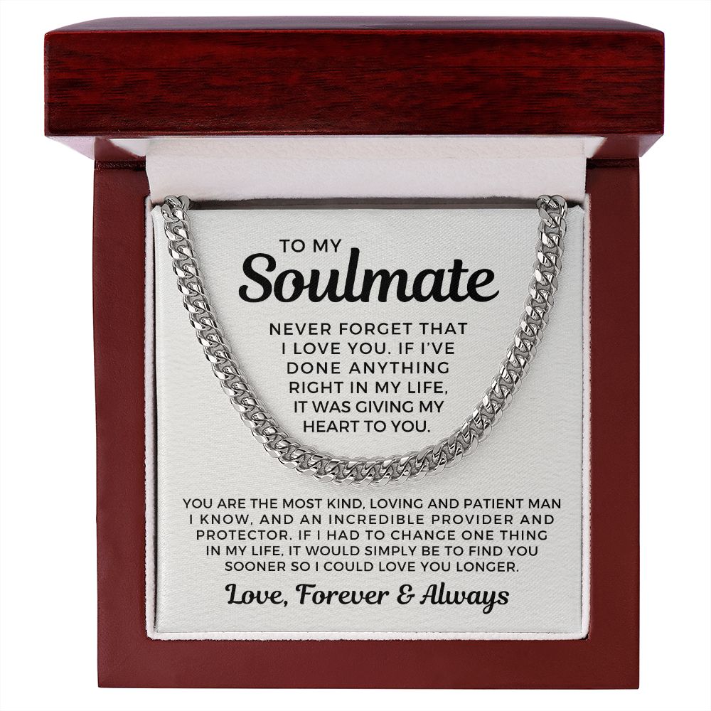 Soulmate Gift | One Thing Cuban Link Chain 0575T14