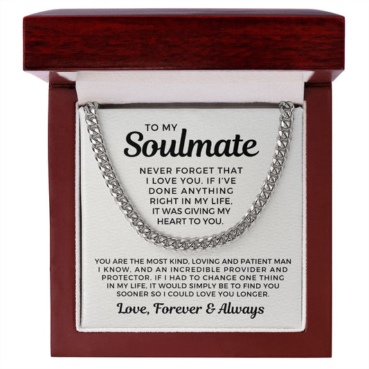 Soulmate Gift | One Thing Cuban Link Chain 0575T14