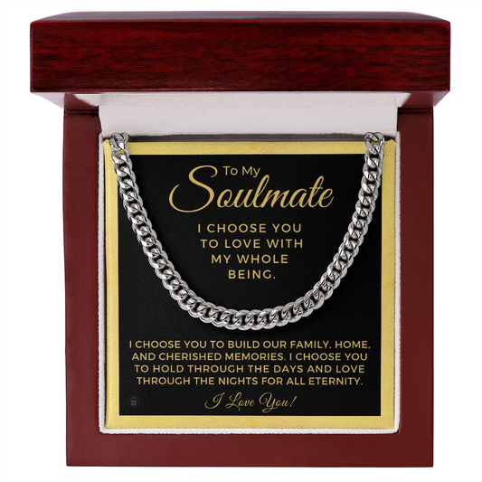 Soulmate Gift | I Choose Cuban Link Chain 0572T3
