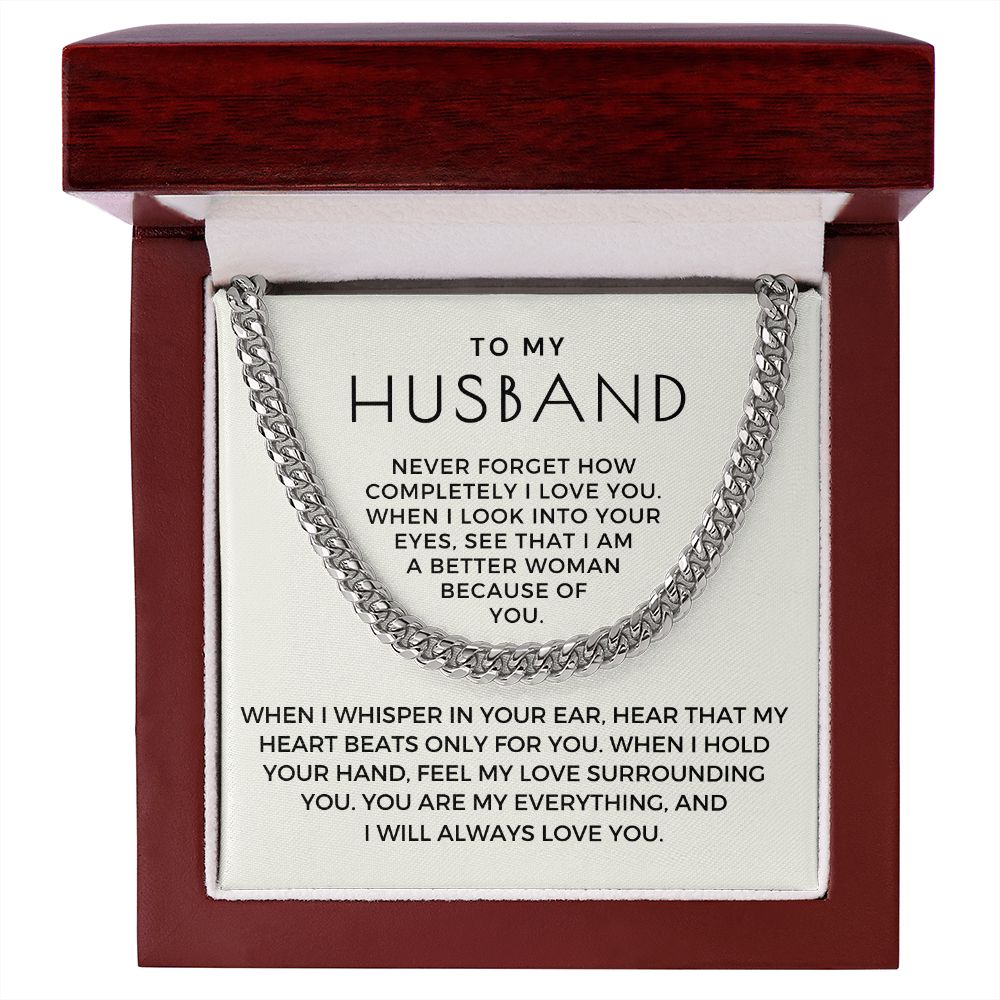 Gift For Husband | When I Cuban Link Chain 0700T3