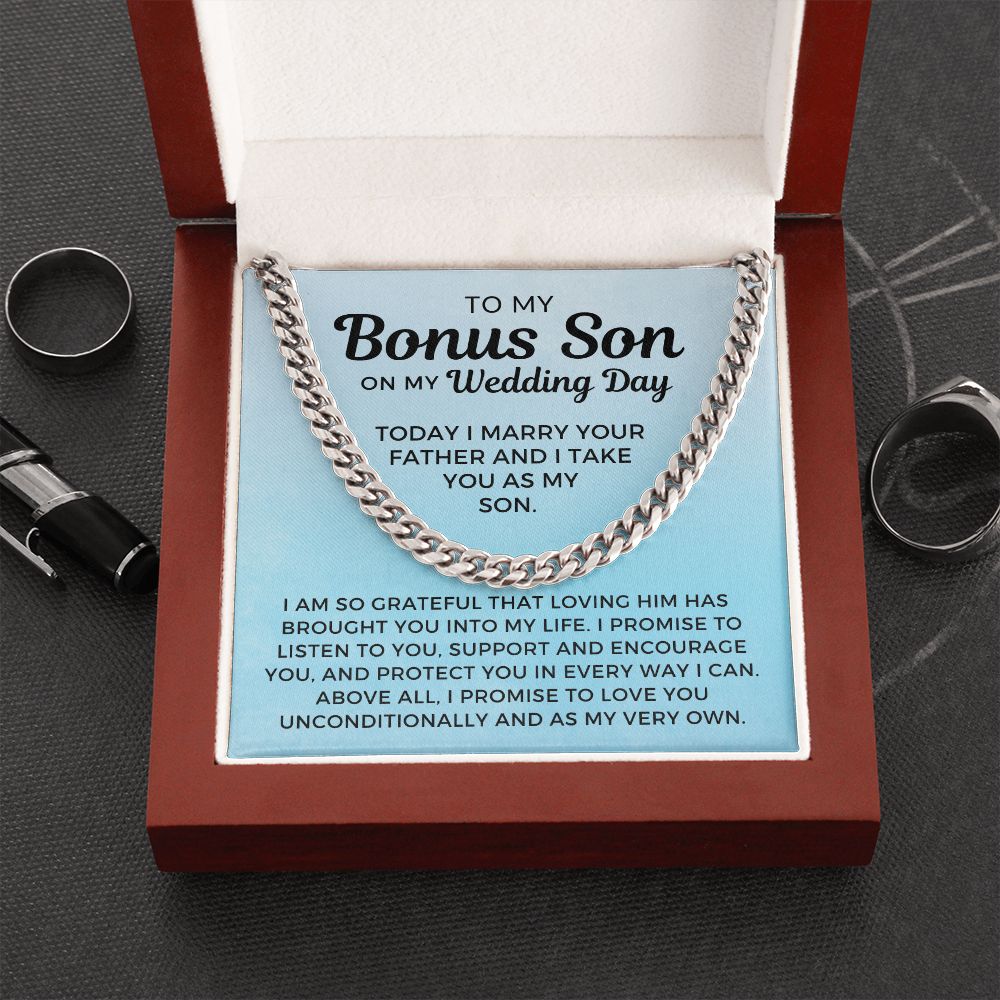 Bonus Son Wedding Gift | Promise Cuban Link Chain 0786T12C