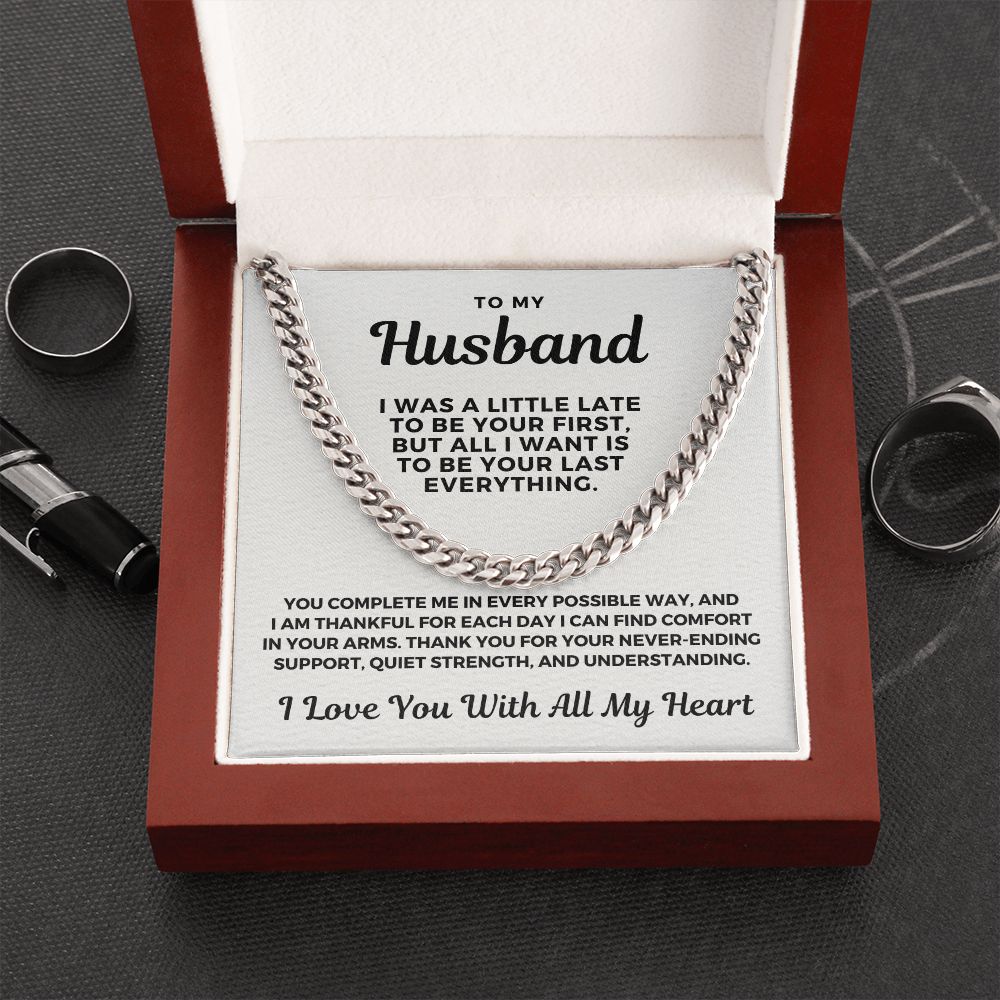 Gift For Husband | Last Everything Cuban Link Chain 0696T1