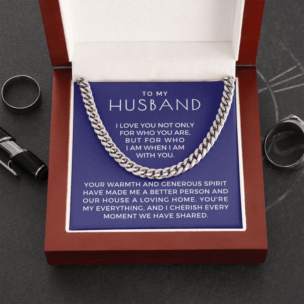 Gift For Husband | My Everything Cuban Link Chain 0698T14