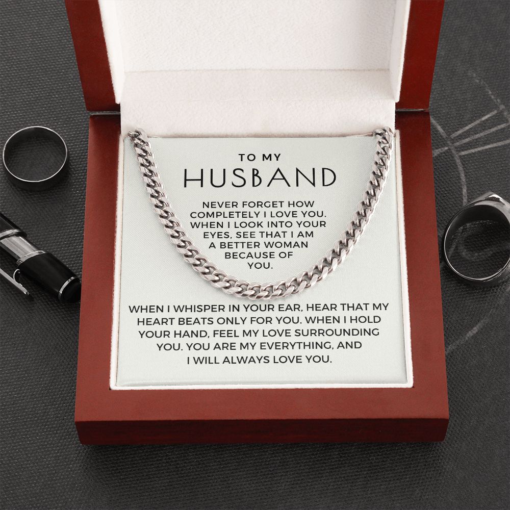 Gift For Husband | When I Cuban Link Chain 0700T3