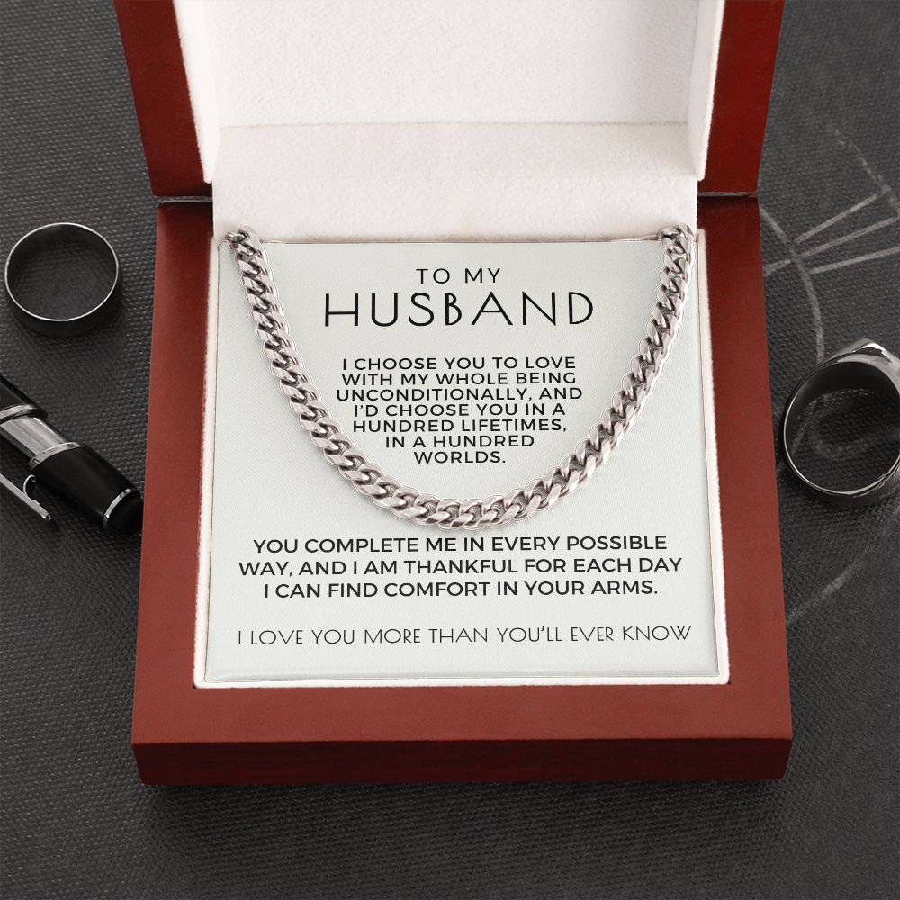Gift For Husband | I Choose Cuban Link Chain 0695T3