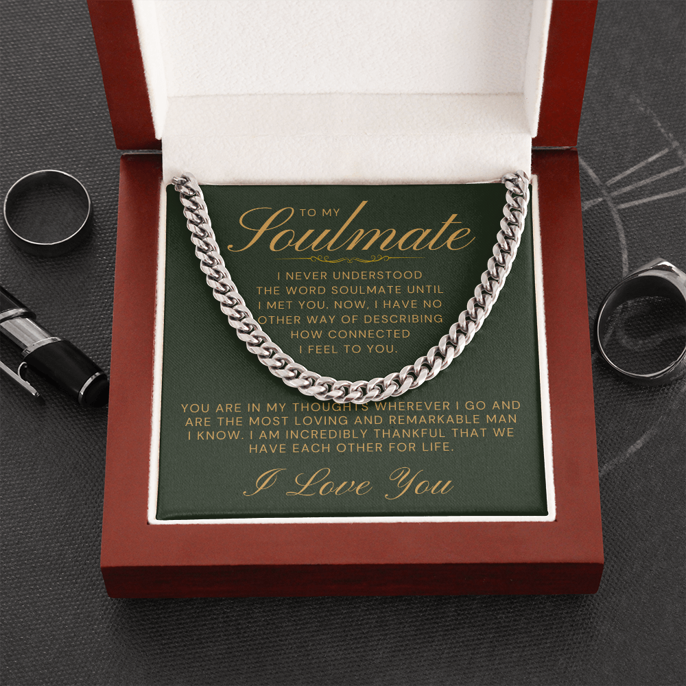 Soulmate Gift | Companion Cuban Link Chain 0574T8