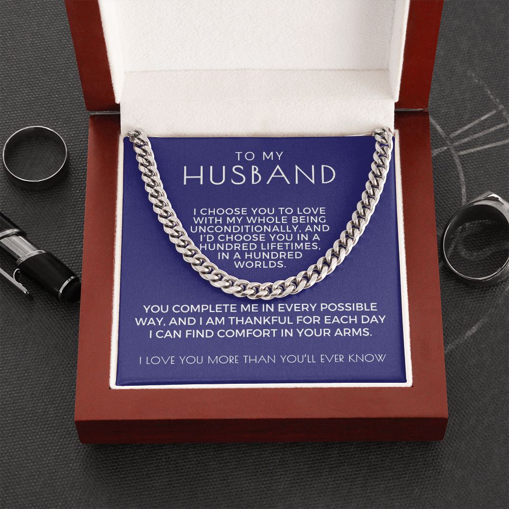 Gift For Husband | I Choose Cuban Link Chain 0695T14