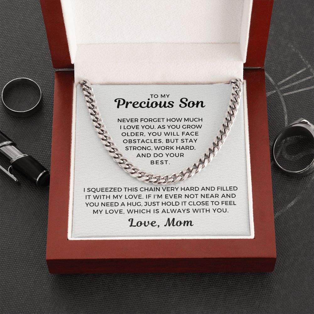 Gift for Adult Son From Mom | Best Things Cuban Link Chain 0598T19