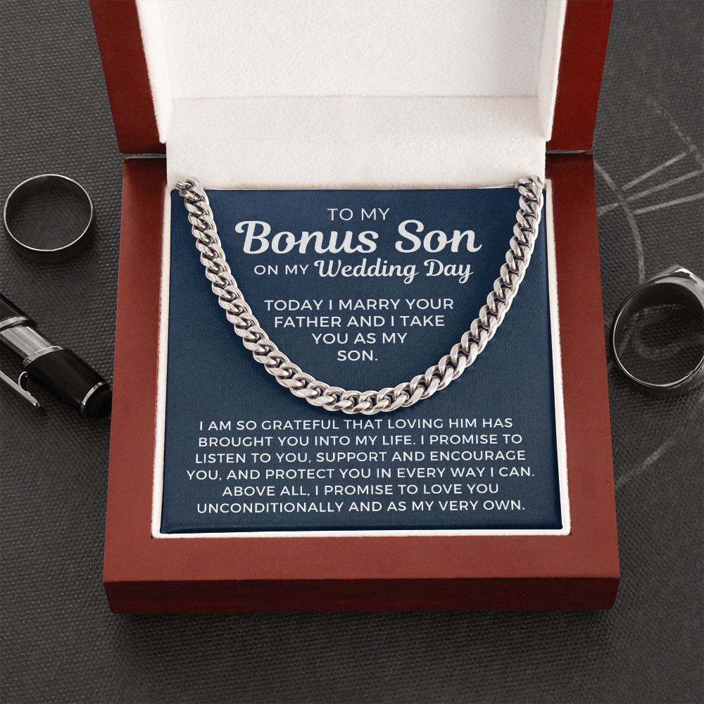 Bonus Son Wedding Gift | Promise Cuban Link Chain 0786T11C