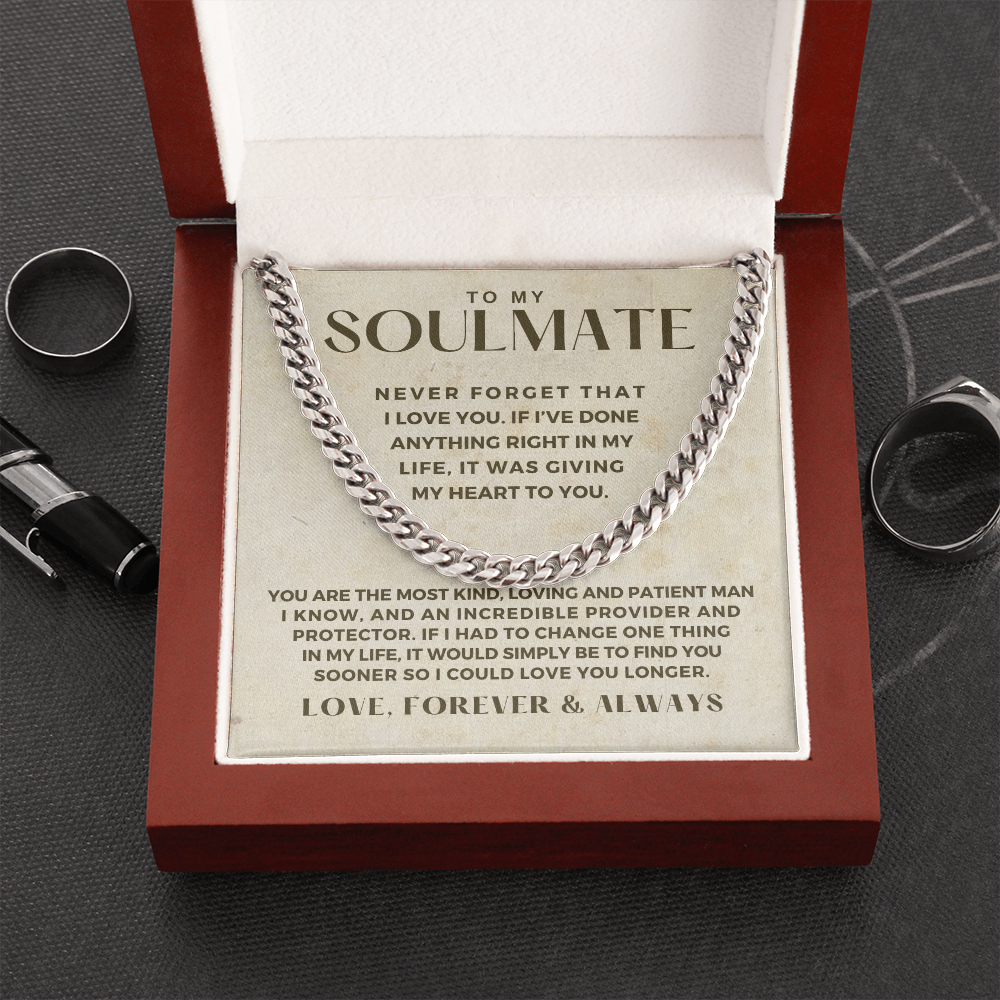 Soulmate Gift | One Thing Cuban Link Chain 0575T6