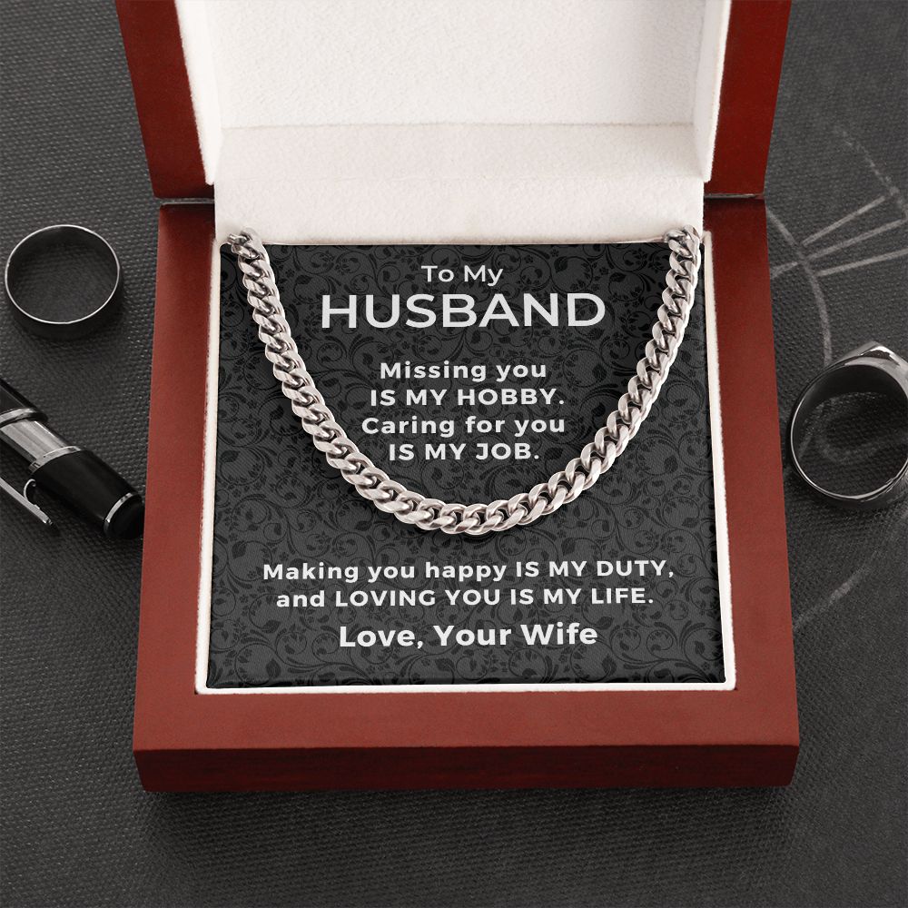 Gift For Husband | My Everything Necklace 0767T1C