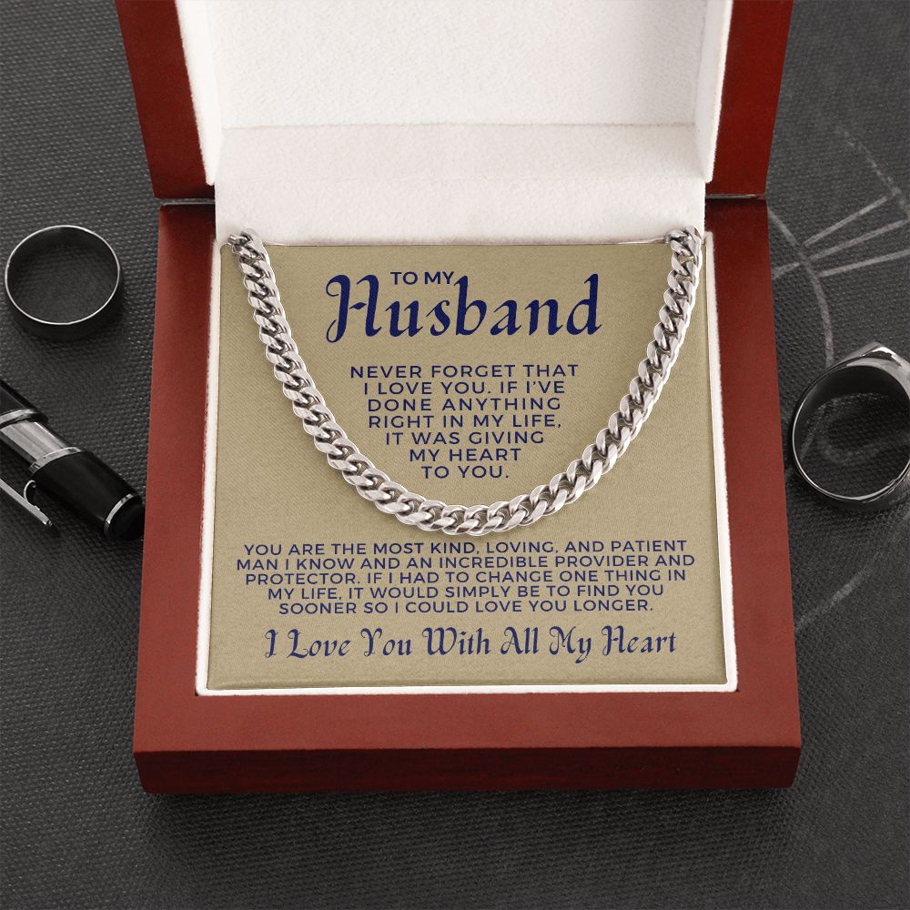 Gift For Husband| One Thing Cuban Link Chain 0693T9