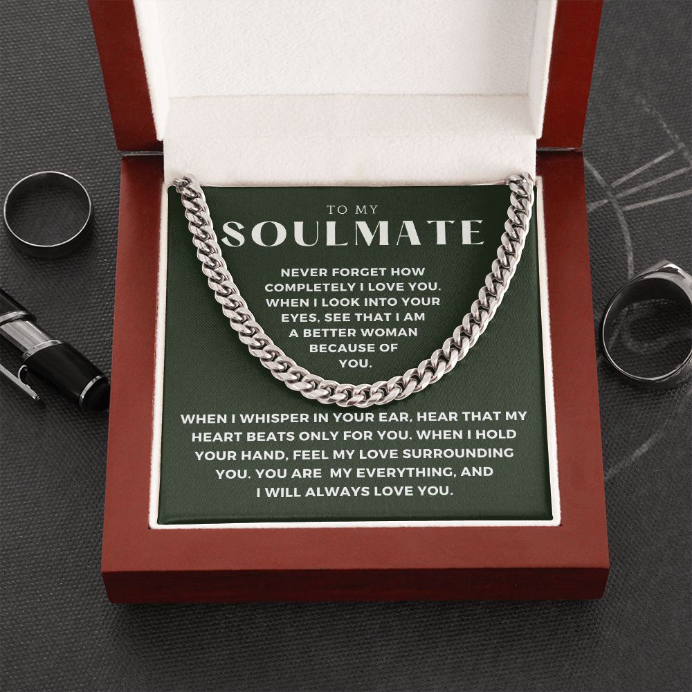 Soulmate Gift | When I Cuban Link Chain 0569T4