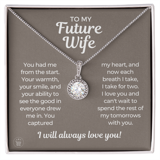 Future Wife, Future Mrs. Gift | Each Breath Necklace 0482T2